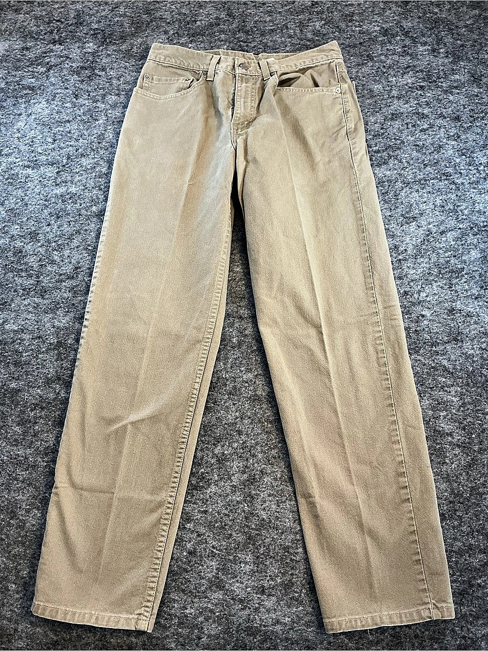 Levi's 550 MADE IN USA Straight Leg Pants in Brown Waist 32